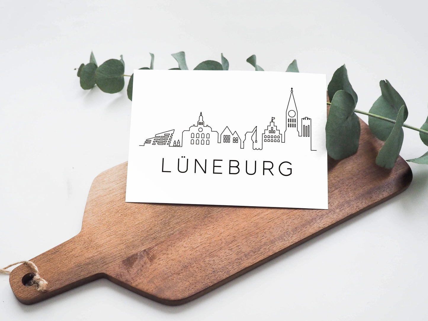 Postkarte Lüneburg Skyline