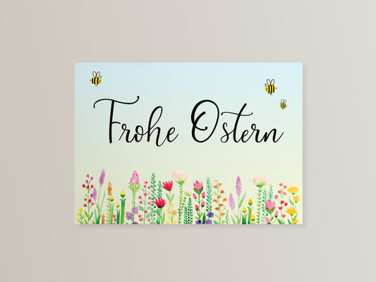 Postkarte Frohe Ostern