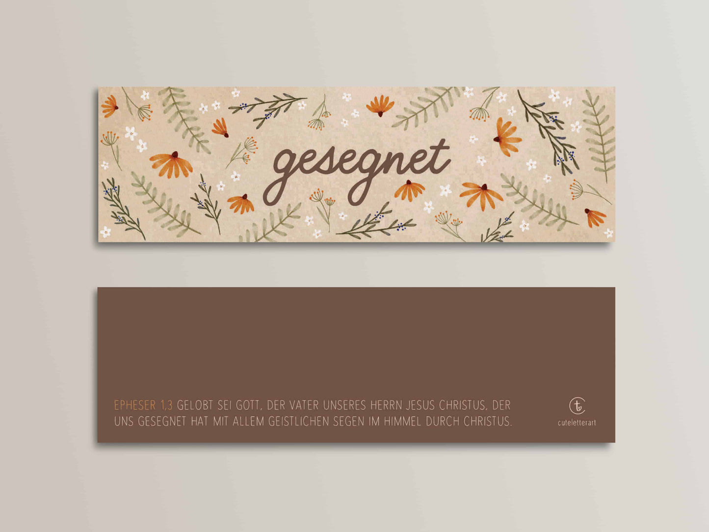 Lesezeichen gesegnet
