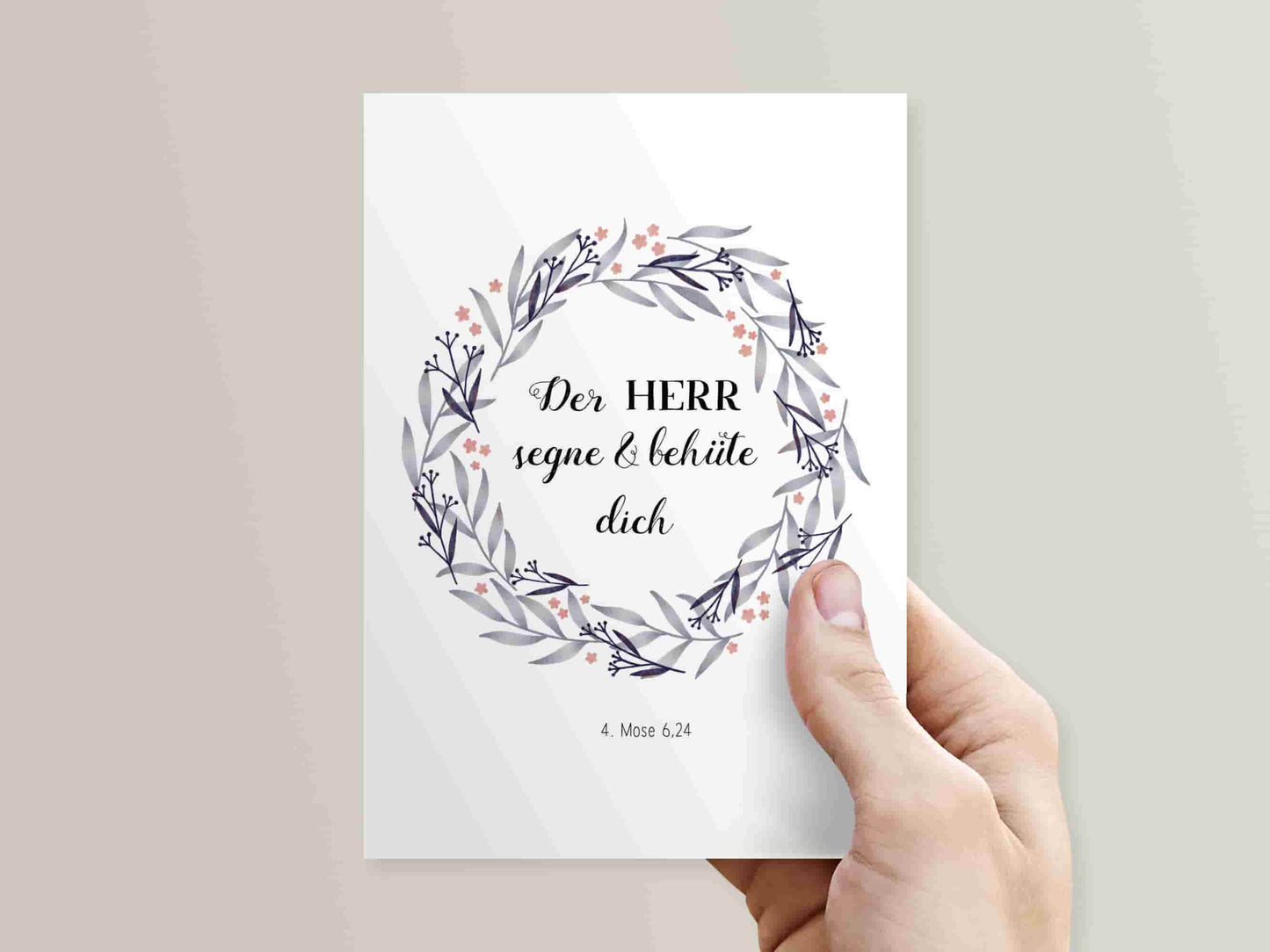 Postkarte Segen 4. Mose 6,24