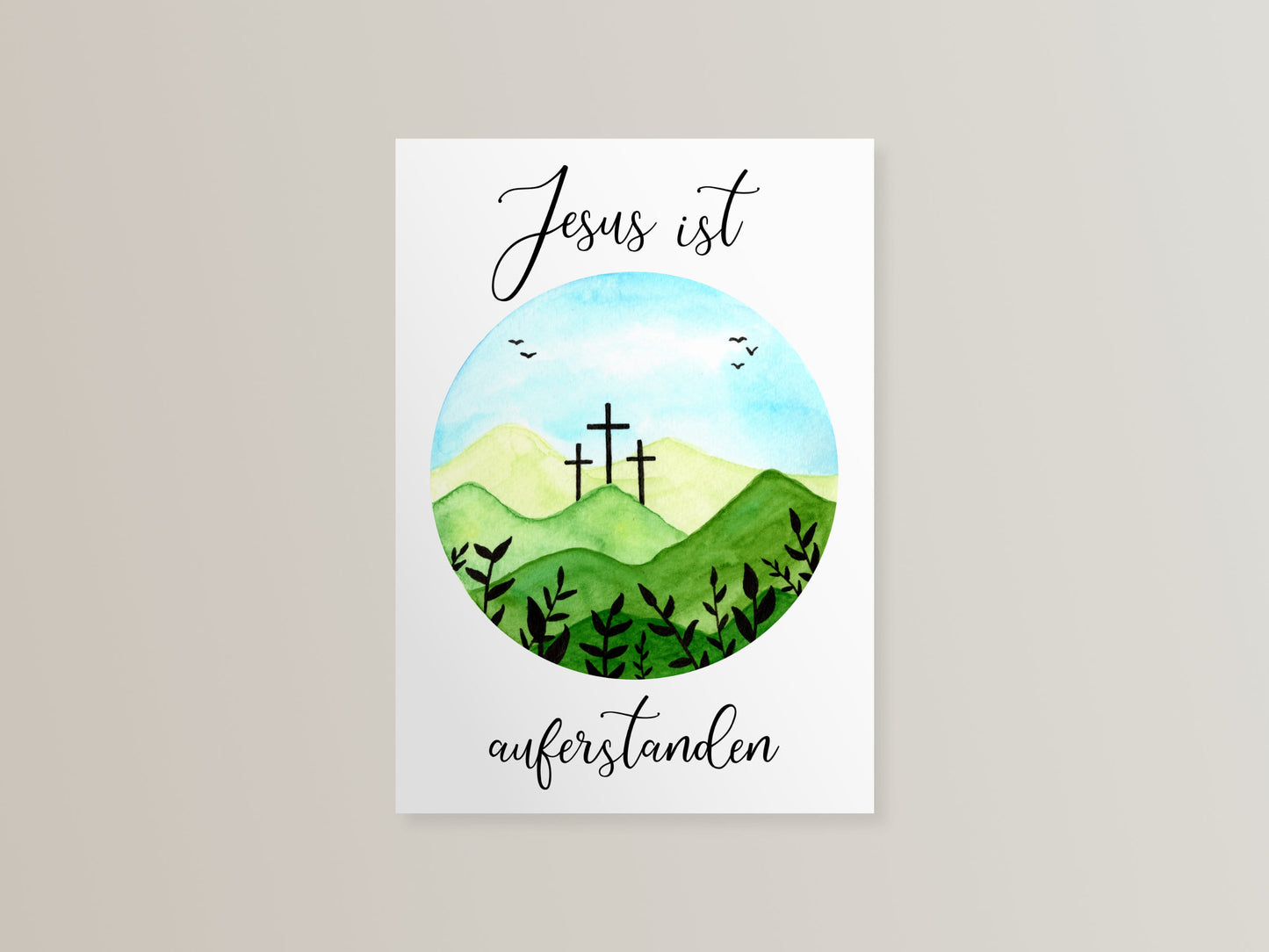 Postkarte "Jesus ist auferstanden"